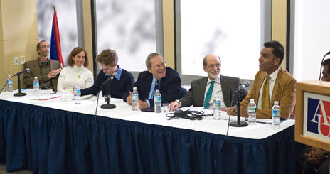 SIS CRS Faculty at a panel discussion